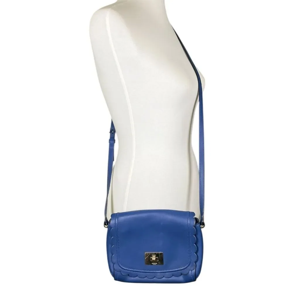 Kate Spade New York Maple Court Zani Crossbody Bag, Hyacinth blue gold tone